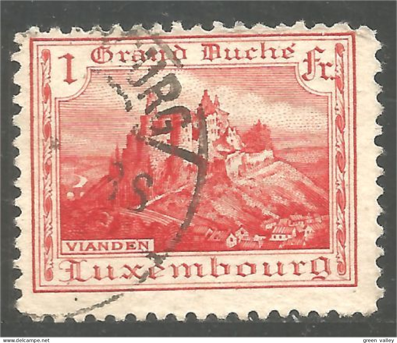 584 Luxembourg 1921 Chateau Vianden Castlel (LUX-128) - Minerales