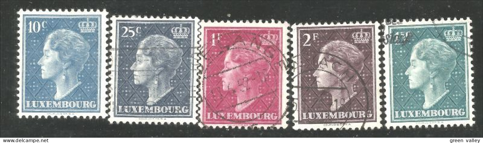 584 Luxembourg 1948 Grande Duchesse Charlotte 10c - 2F 50 (LUX-121) - 1948-58 Charlotte Linksprofil