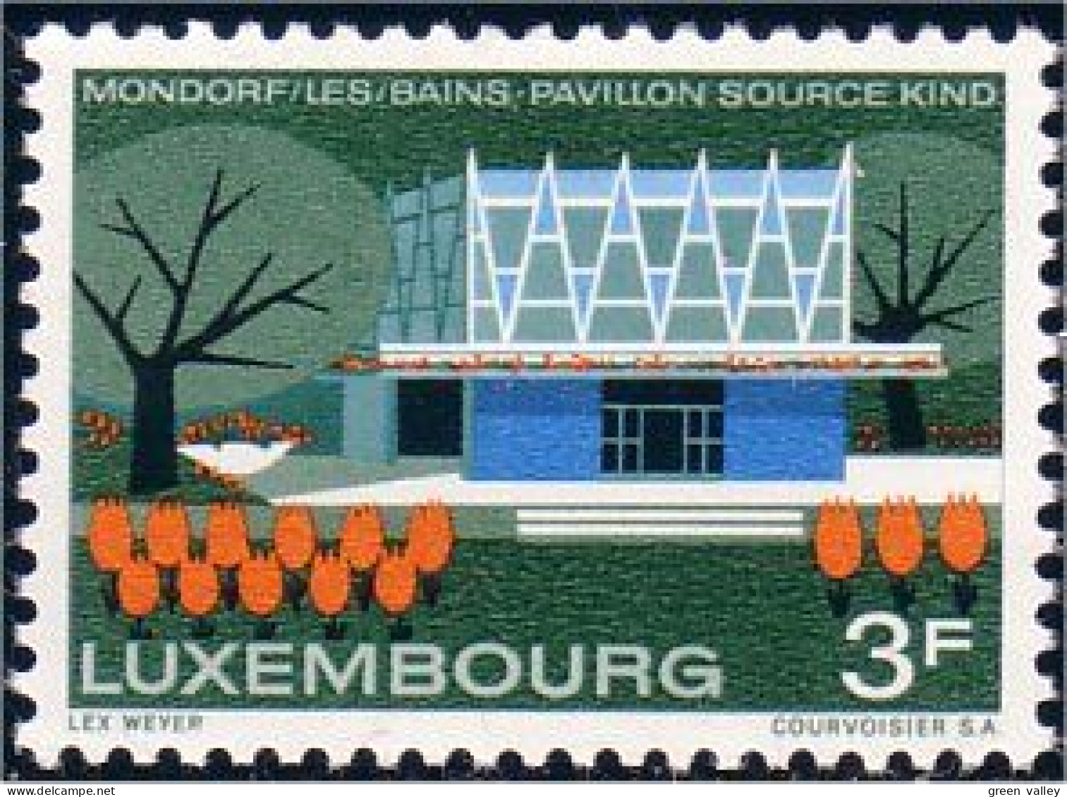 584 Luxembourg Floralies Mondorf Flower Show Arbres Trees MNH ** Neuf SC (LUX-66) - Trees