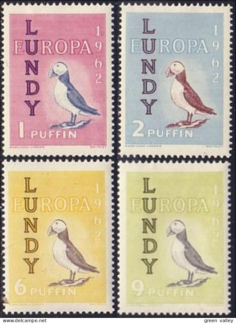 582 Lundy Puffins Pingouins MH * Neuf (LUN-1) - Local Issues