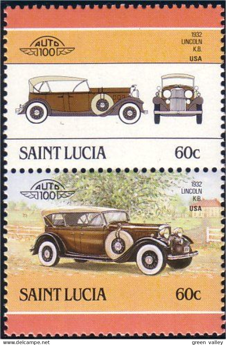 580 Saint Lucia Lincoln KB 1932 MNH ** Neuf SC (LUC-21a) - St.Lucie (1979-...)