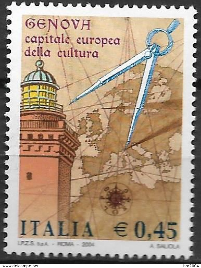 2004 Italien  Mi. 2949 **MNH   Genua – Kulturhauptstadt Europas 2004 - 2001-10: Mint/hinged