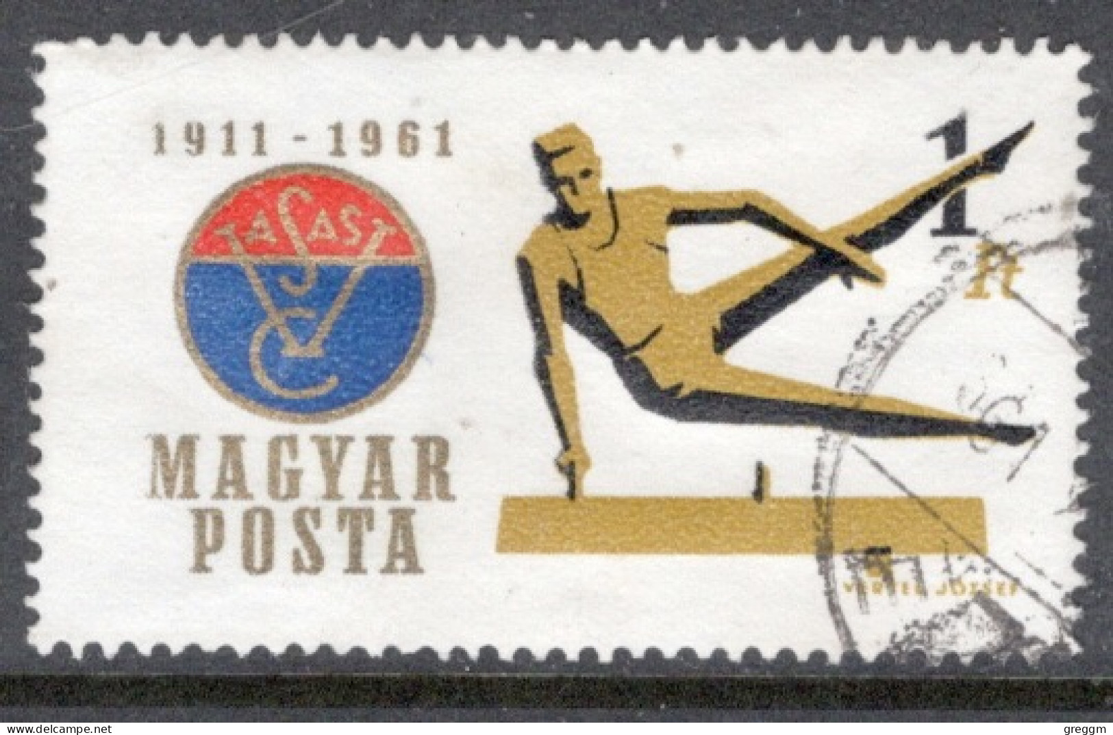 Hungary 1961  Single Stamp Celebrating The 50th Anniversary Of The Steel Workers Sports Club In Fine Used - Gebraucht