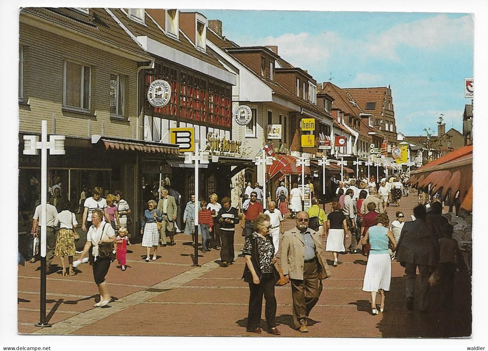 2242  NORDSEEBAD BÜSUM  --  FUSSGÄNGERZONE  ALLEESTRASSE - Büsum