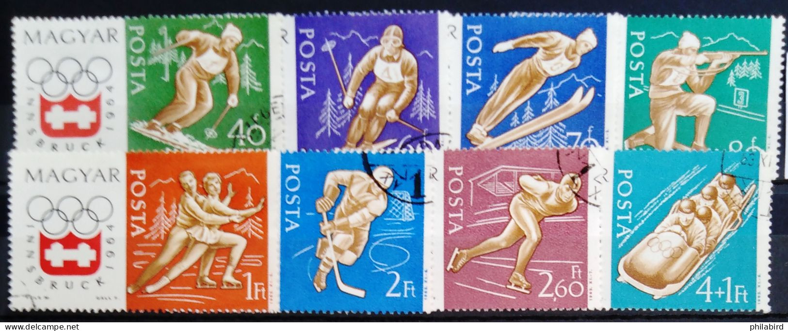 HONGRIE                       N° 1606/1613                          OBLITERE - Used Stamps
