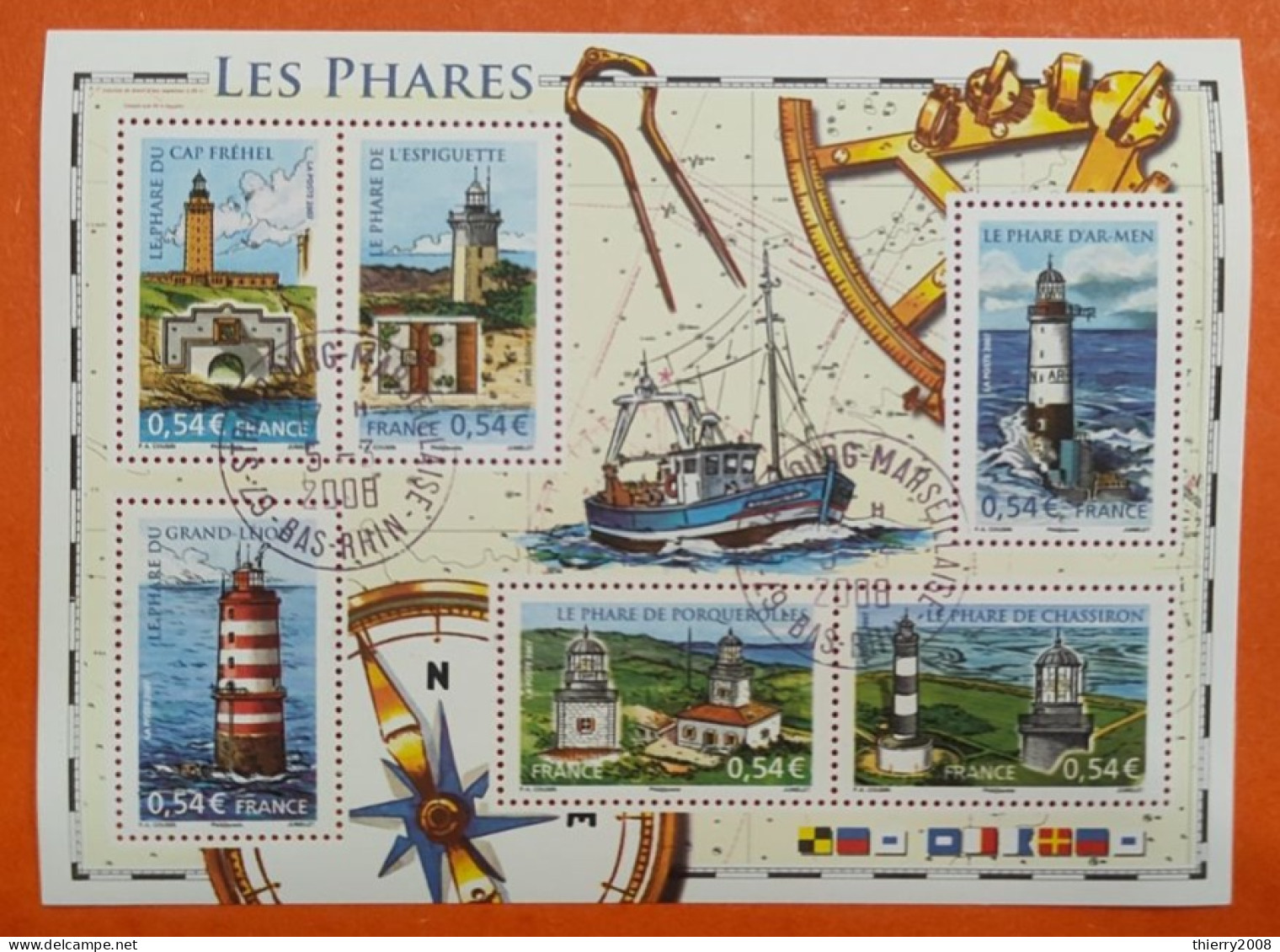 Bloc N° 114 Avec Oblitération Cachet à Date Philathélique De 2008  TB - Used