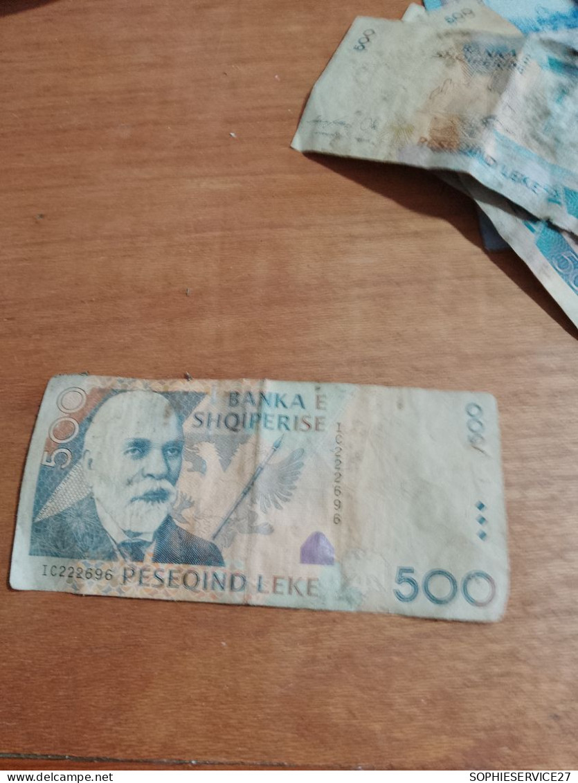 BILLET ALBANIE / 500 BANKA E SHQIPERISE  / PESEQIND LEKE  2007 - Albanien