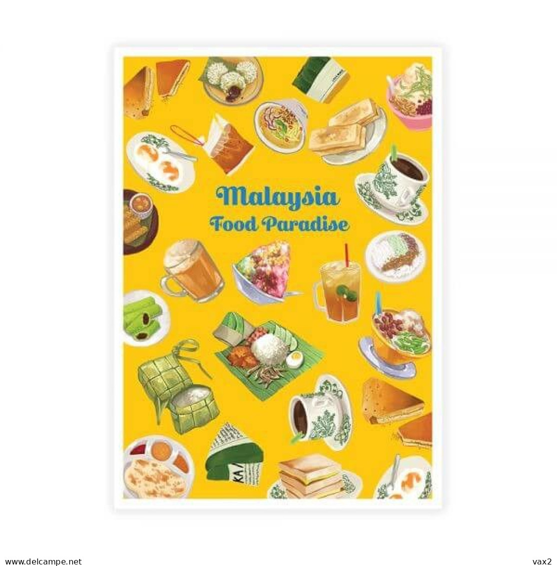 Malaysia Food Paradise Postcard MINT - Malesia