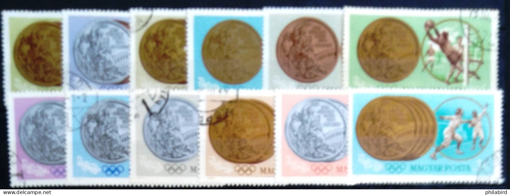 HONGRIE                       N° 1700/1711                         OBLITERE - Used Stamps