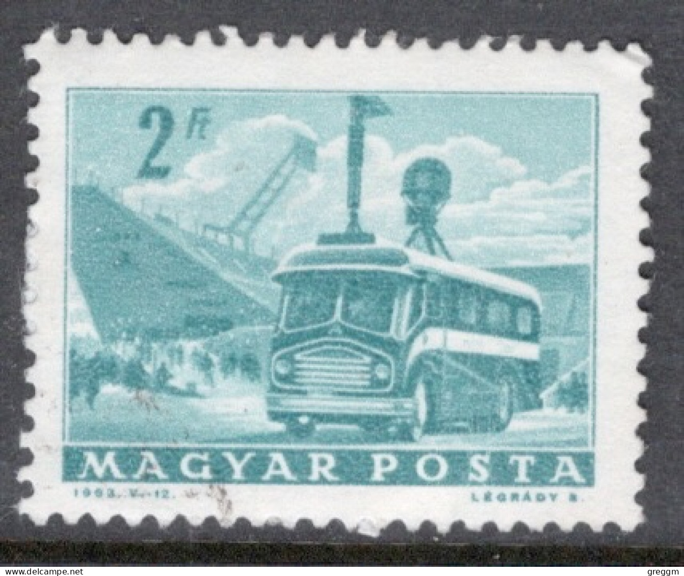 Hungary 1963 Single Stamp Celebrating Means Of Transport In Fine Used - Used Stamps