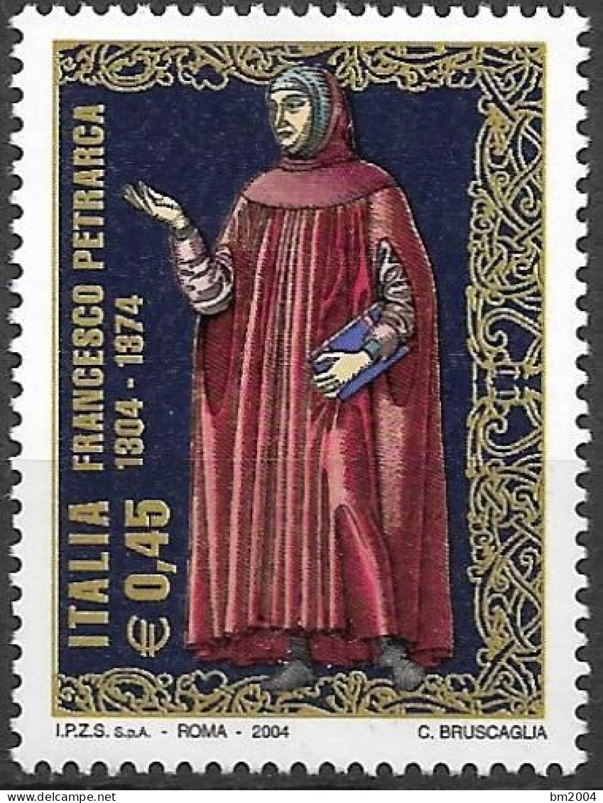 2004 Italien  Mi. 2955 **MNH 700. Geburtstag Von Petrarca. - 2001-10: Mint/hinged