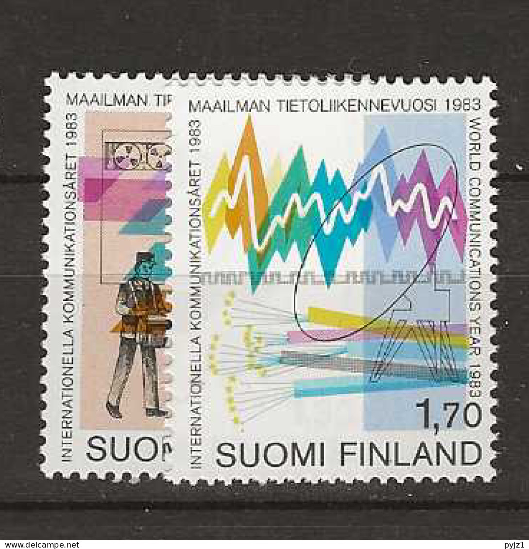 1983 MNH Finland, Mi 924-25 Postfris** - Unused Stamps