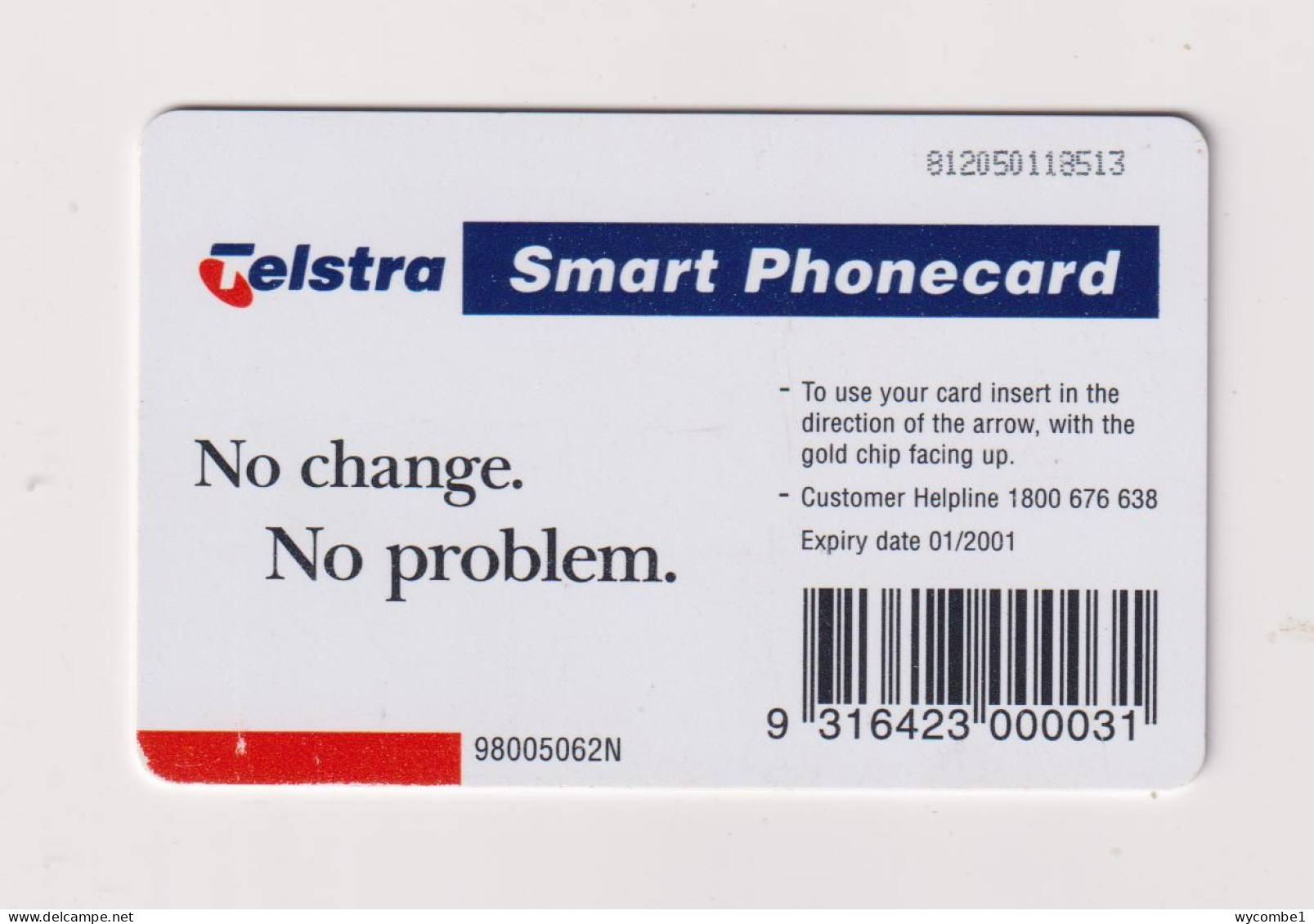 AUSTRALIA -   Phonecard On Phonecard Chip Phonecard - Australien