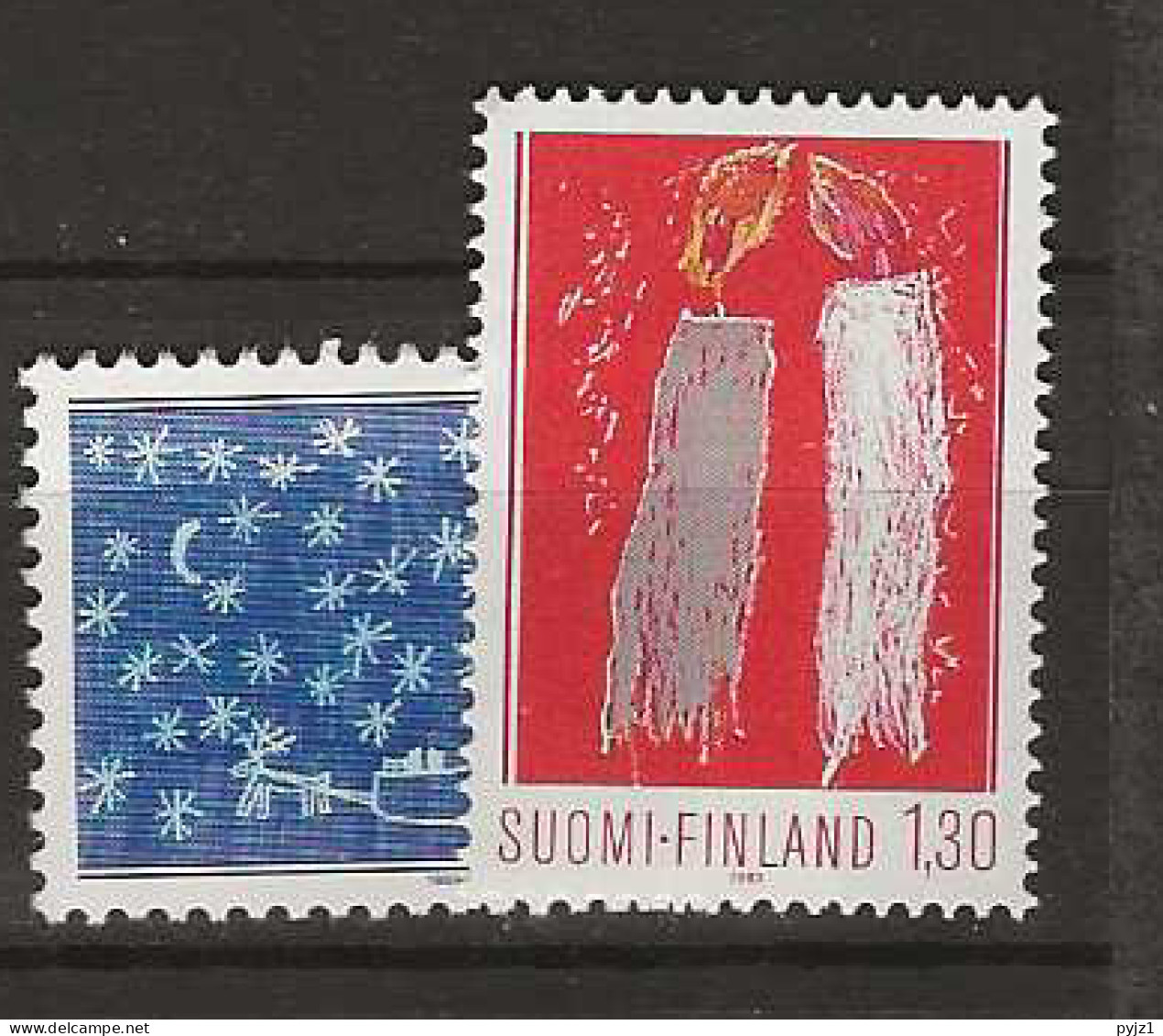 1983 MNH Finland, Mi 935-36 Postfris** - Unused Stamps