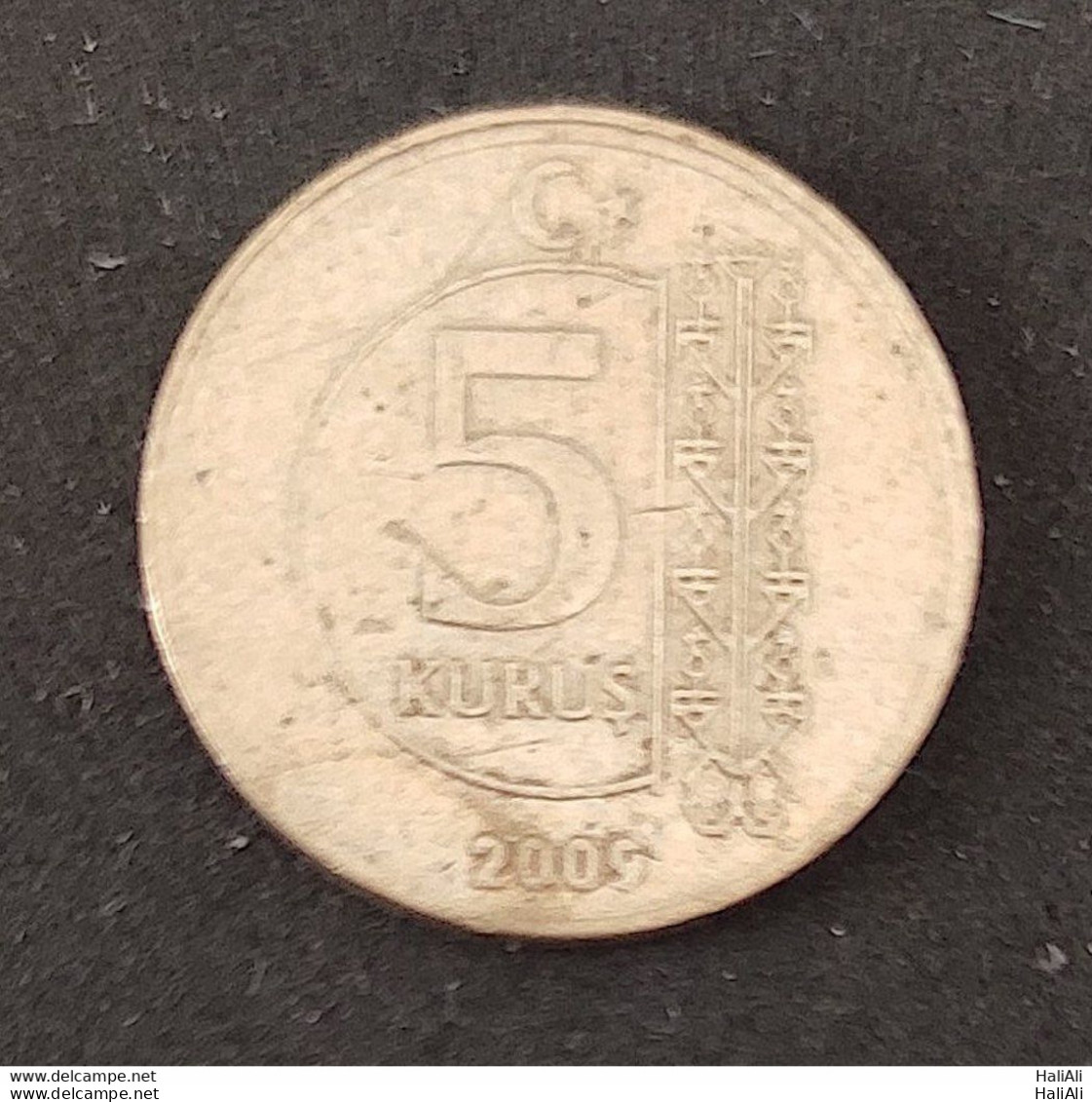 Coin Turkey Turquia 2009 5 Kurus 1 - Syrië