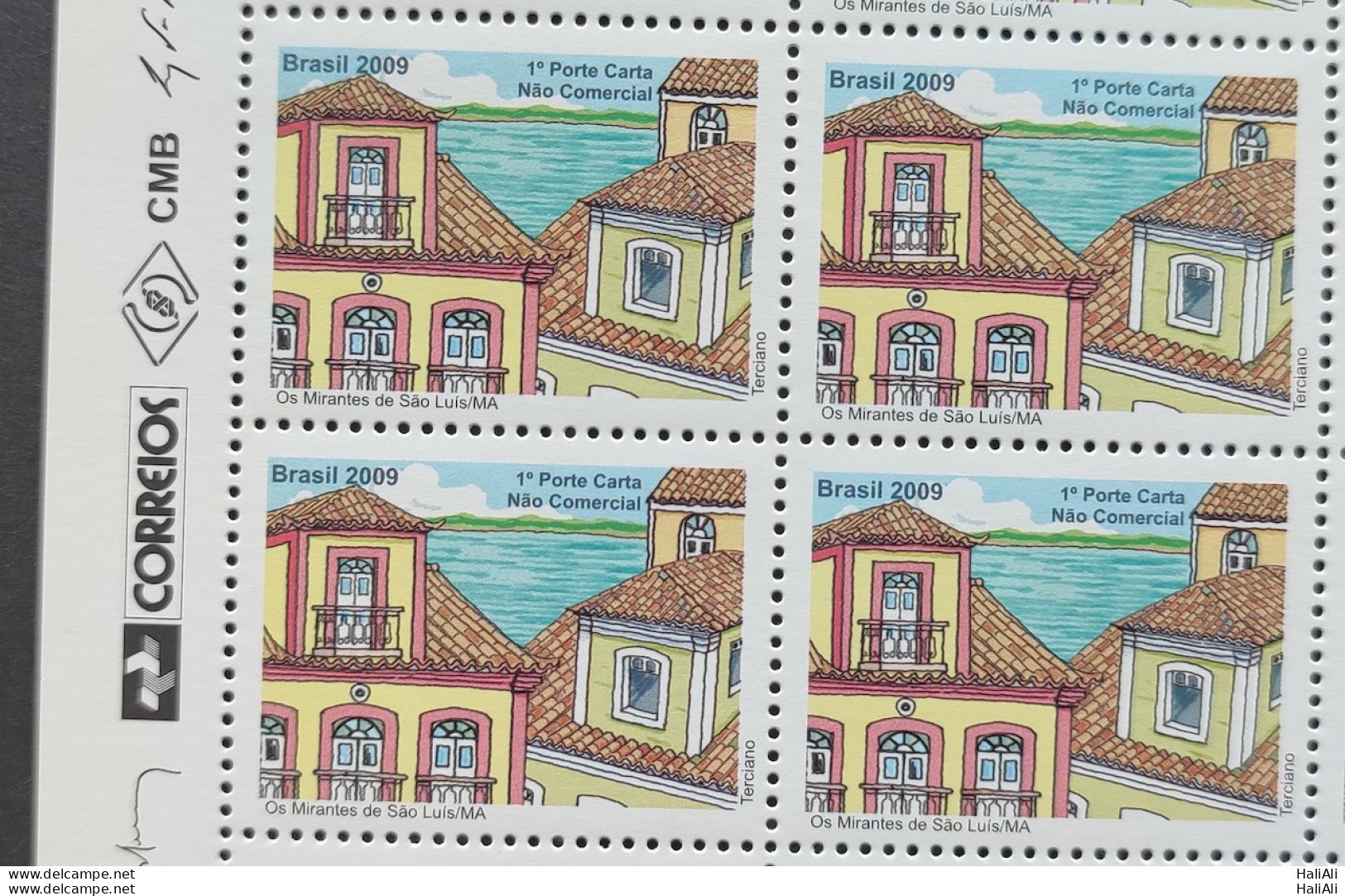 C 2898 Brazil Stamp Lookouts From Sao Luis Maranhao 2009 Block Of 4 Vignette Correios - Unused Stamps