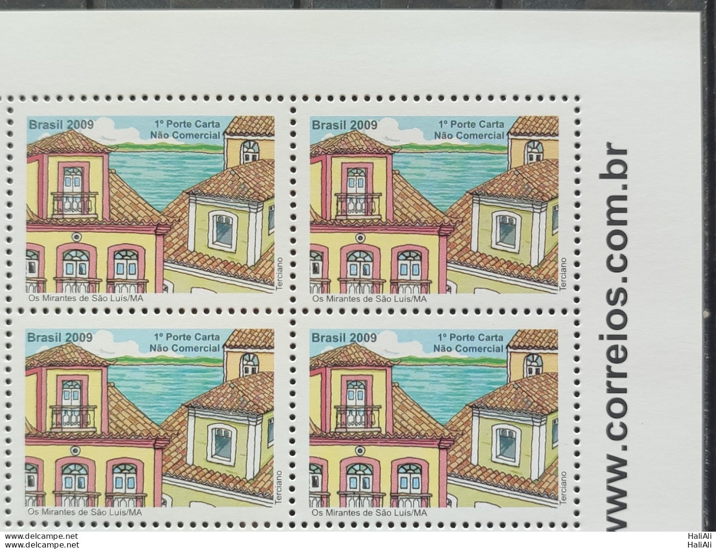 C 2898 Brazil Stamp Lookouts From Sao Luis Maranhao 2009 Block Of 4 Vignette Site - Nuovi