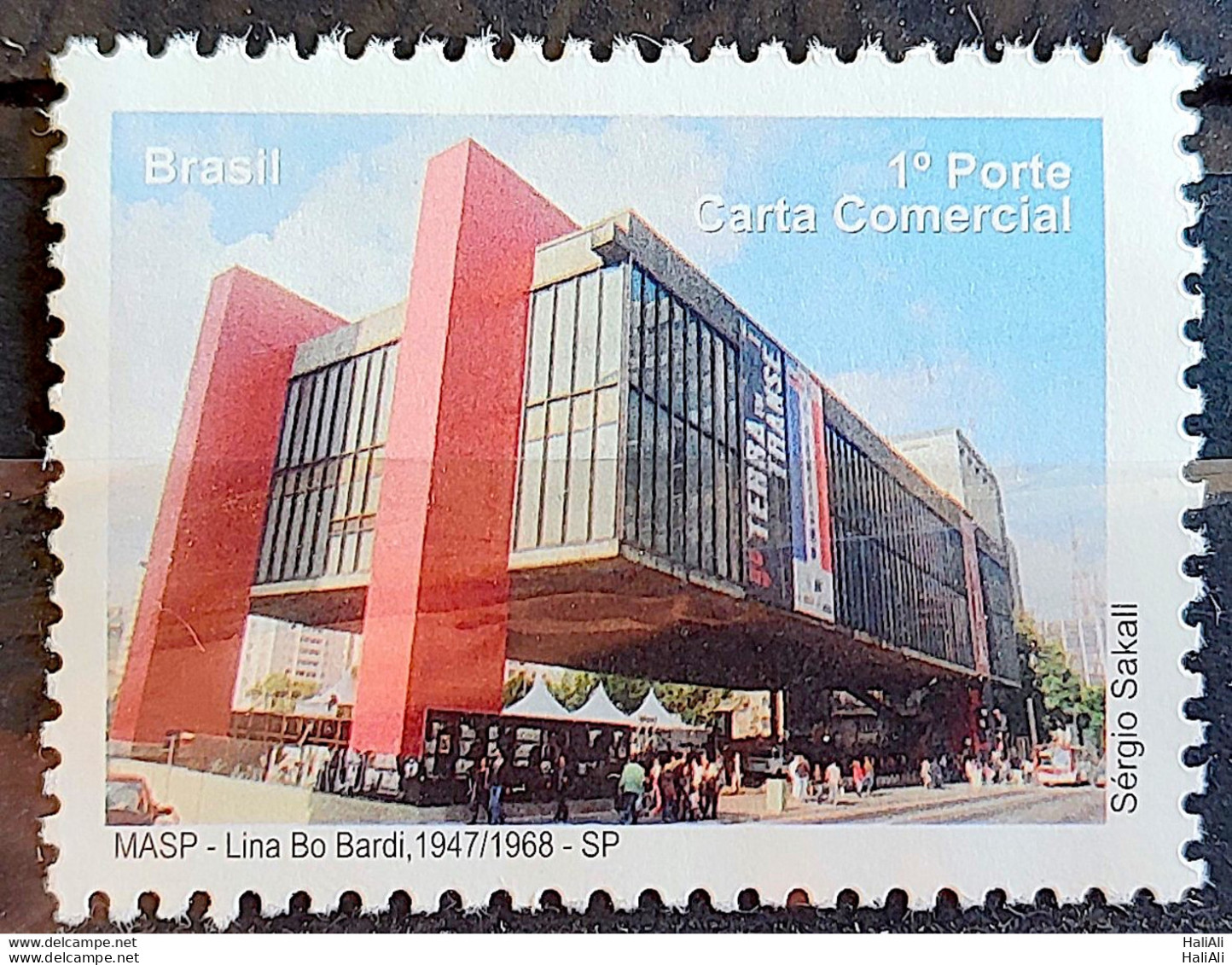 C 2882 Brazil Depersonalized Stamp Tourism Sao Paulo 2009 MASP Museum Art - Gepersonaliseerde Postzegels