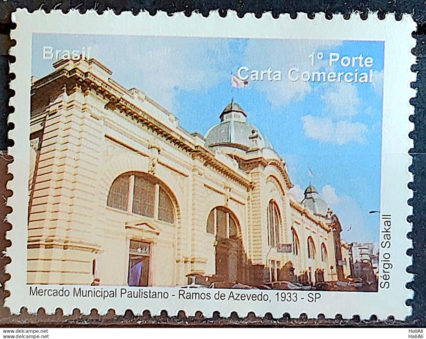 C 2879 Brazil Depersonalized Stamp Tourism Sao Paulo 2009 Municipal Market Architecture - Personalisiert