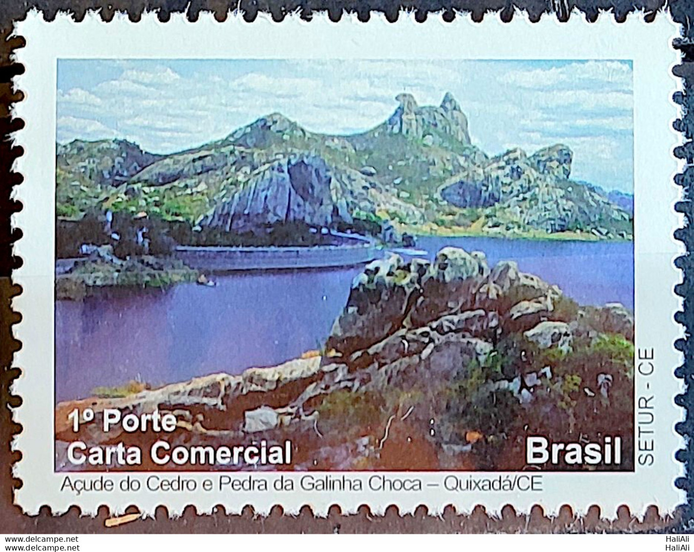 C 2871 Brazil Depersonalized Stamp Tourism Ceara 2009 Lake Cedro Pedra Da Galinha Choca - Personalized Stamps