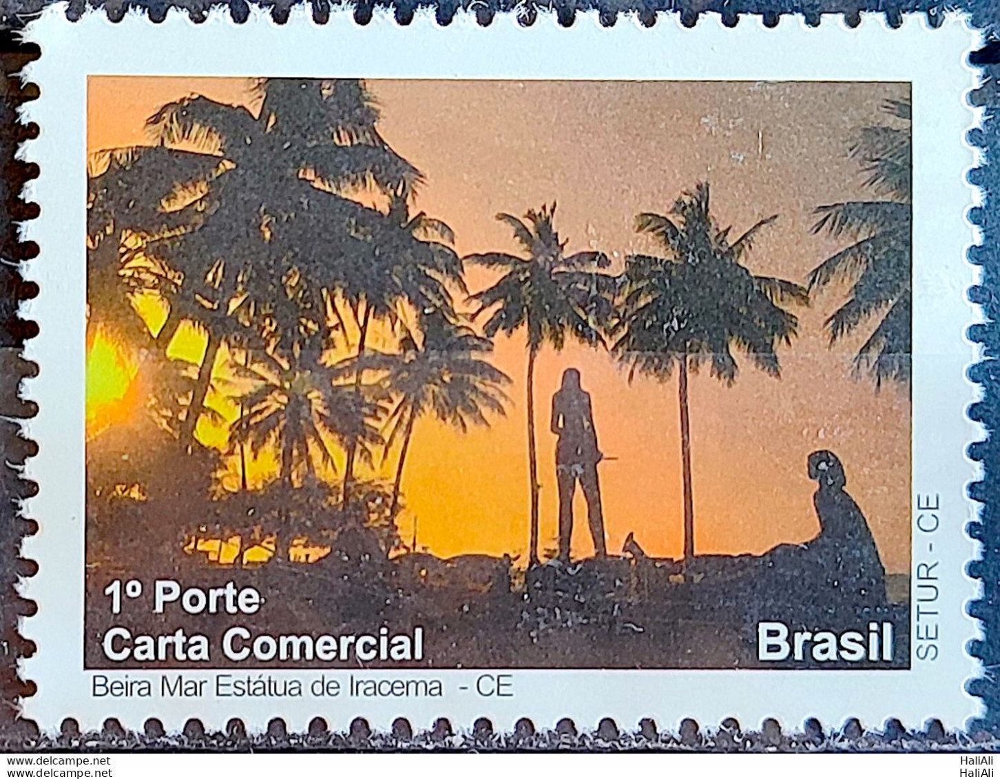 C 2865 Brazil Depersonalized Stamp Tourism Ceara 2009 Statue Of Iracema - Gepersonaliseerde Postzegels