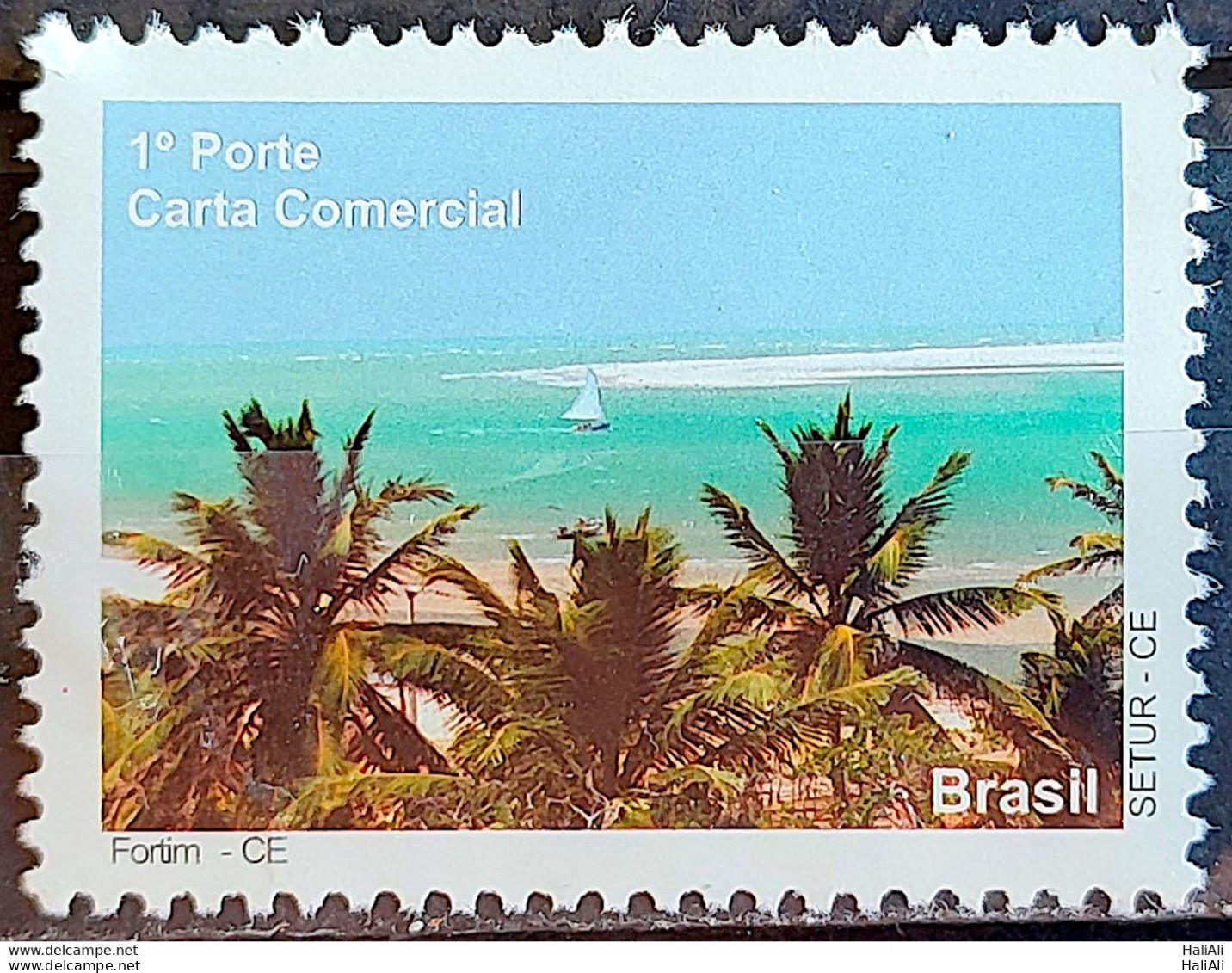 C 2870 Brazil Depersonalized Stamp Tourism Ceara 2009 Beach Fortim - Personalized Stamps