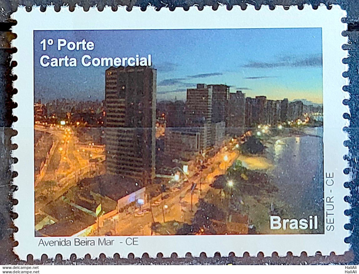 C 2869 Brazil Depersonalized Stamp Tourism Ceara 2009 Avenida Beira Mar - Sellos Personalizados