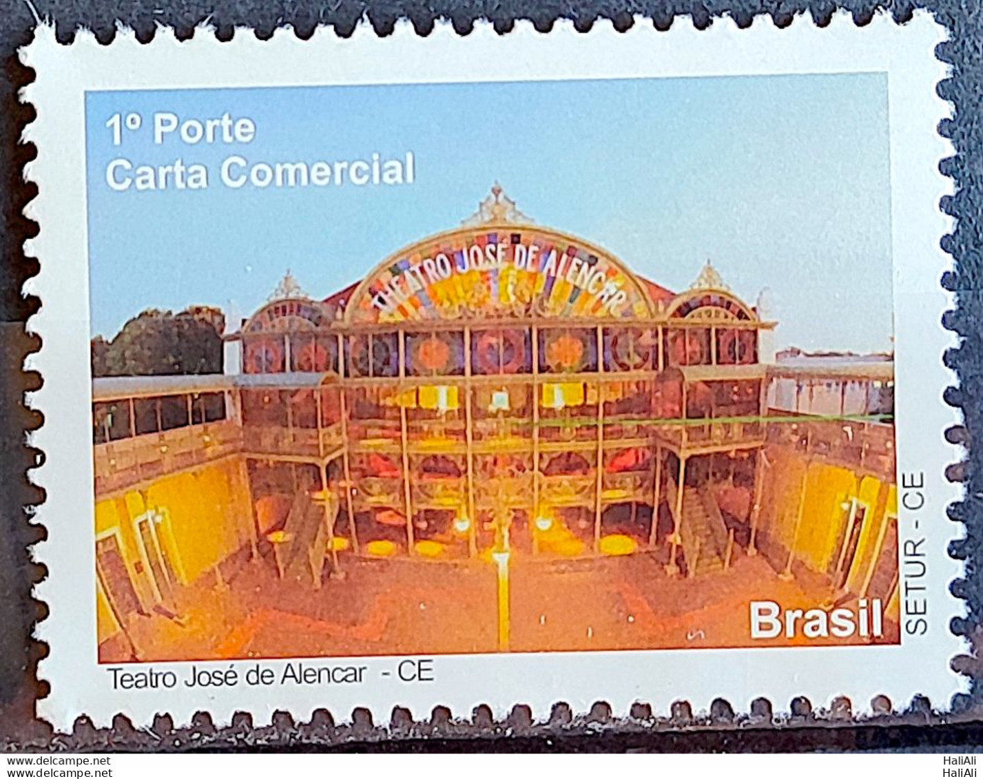 C 2864 Brazil Depersonalized Stamp Tourism Ceara 2009 Teatro Jose De Alencar - Personalized Stamps