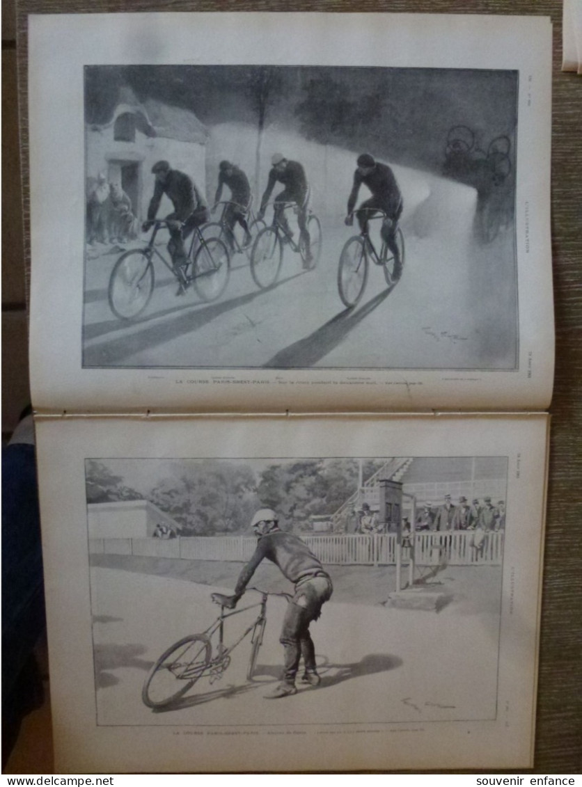 L'Illustration Août 1901 Course Cycliste Paris Brest Garin Meeting Jingoe Pardon De Saint Anne La Palude Plougastel - L'Illustration