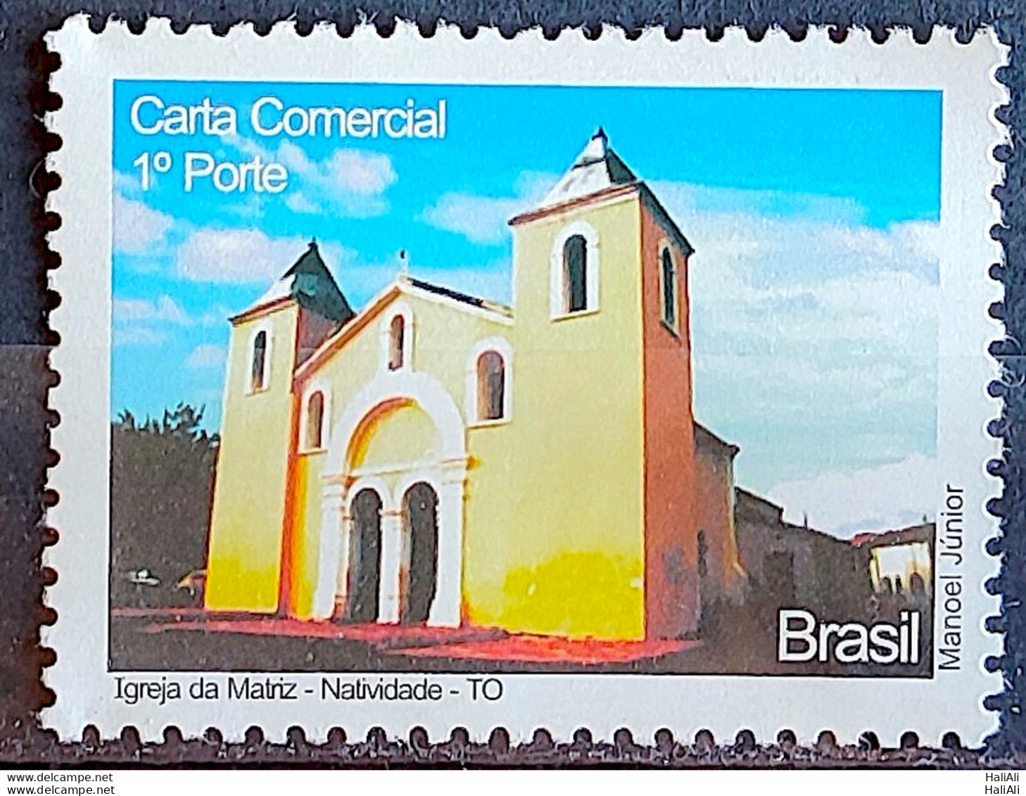 C 2805 Brazil Depersonalized Stamp Tocantins Tourism 2009 Igreja Da Matriz Natividade - Personalisiert