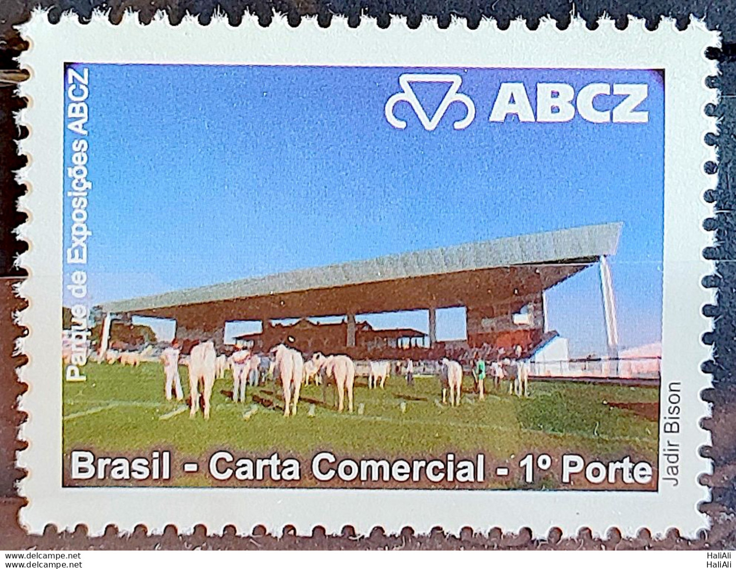 C 2800 Brazil Depersonalized Stamp EXPOZEBU ABCZ Cattle Ox 2009 Exhibition Park - Personnalisés