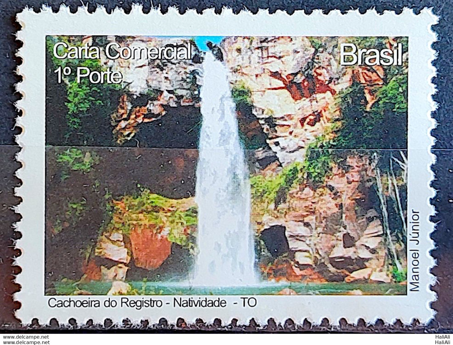 C 2804 Brazil Depersonalized Stamp Tocantins Tourism 2009 Waterfall Of Registro Natividade - Gepersonaliseerde Postzegels