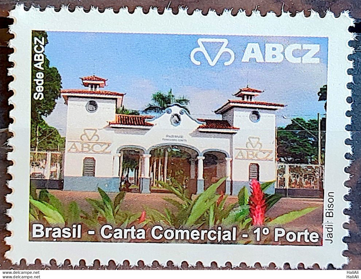C 2797 Brazil Depersonalized Stamp EXPOZEBU ABCZ Cattle Ox 2009 Headquarters Portal - Personalized Stamps