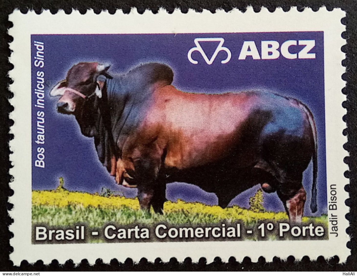 C 2791 Brazil Depersonalized Stamp EXPOZEBU ABCZ Ox Cow 2009 Sindi - Personalisiert