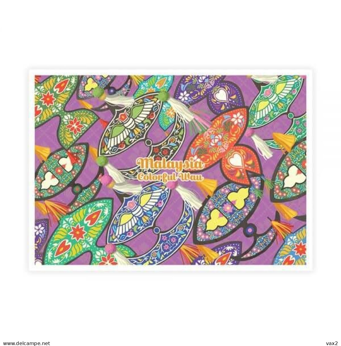 Malaysia Colorful Wau Postcard MINT Kite - Malesia