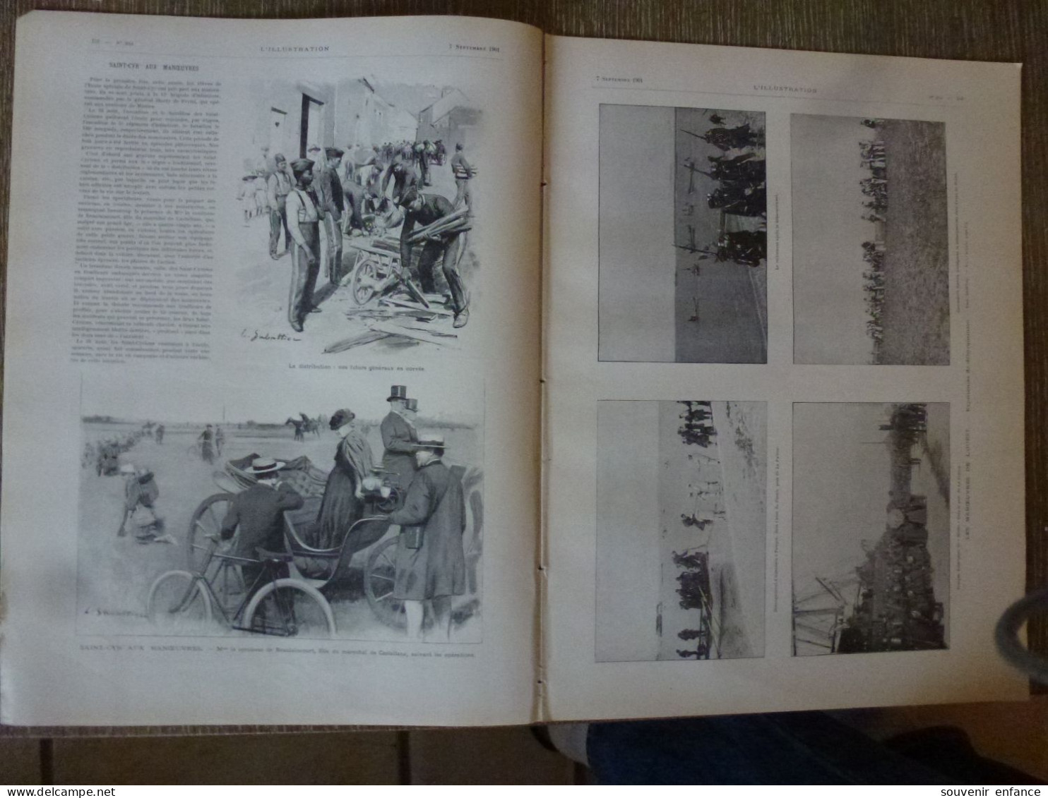 L'Illustration Septembre 1901 Manoeuvres Saint Cyr Canal De Panama Paquebot La Savoie Castro Hayard Rue St Joseph - L'Illustration