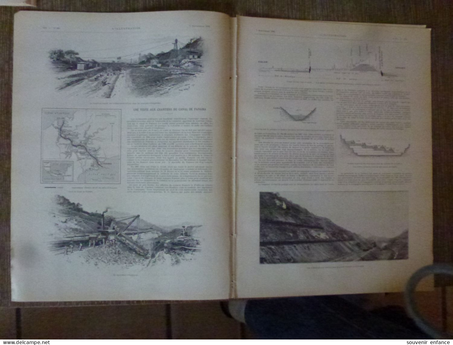 L'Illustration Septembre 1901 Manoeuvres Saint Cyr Canal De Panama Paquebot La Savoie Castro Hayard Rue St Joseph - L'Illustration