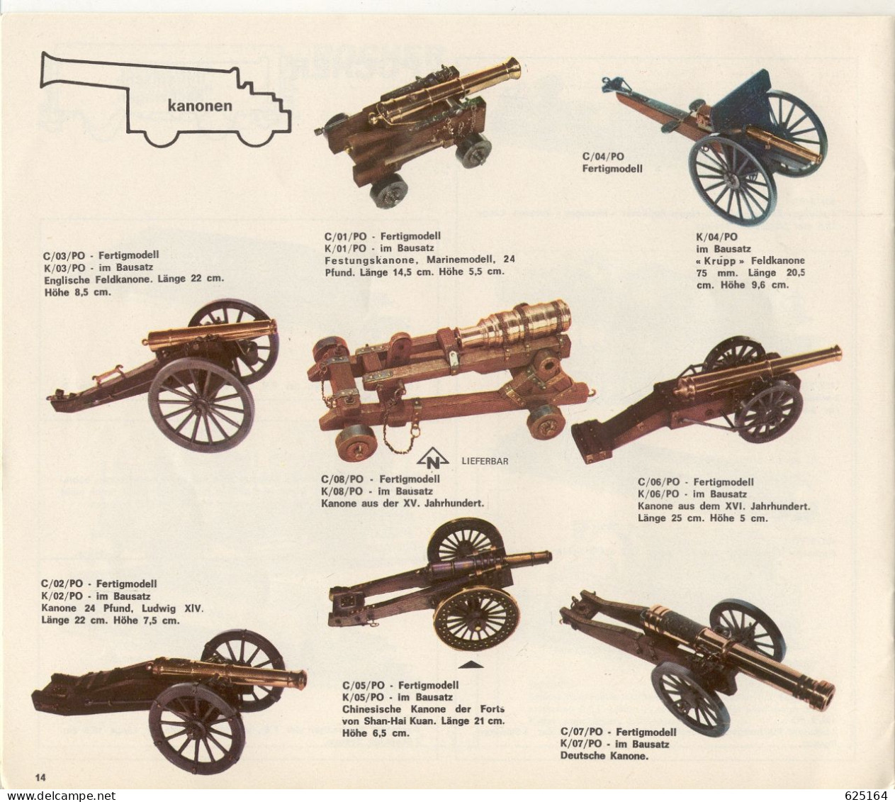 Catalogue POCHER 1970 Automodels Scale 1:8, Cannons 1:20, Trains HO 1:87 - German