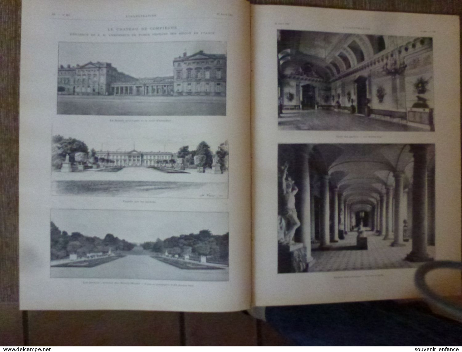 L'Illustration Août 1901 Nicolas II Château De Compiègne - L'Illustration