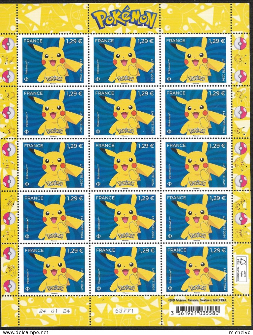 France 2024 - Pokemon (Pikachu) ** - Nuevos