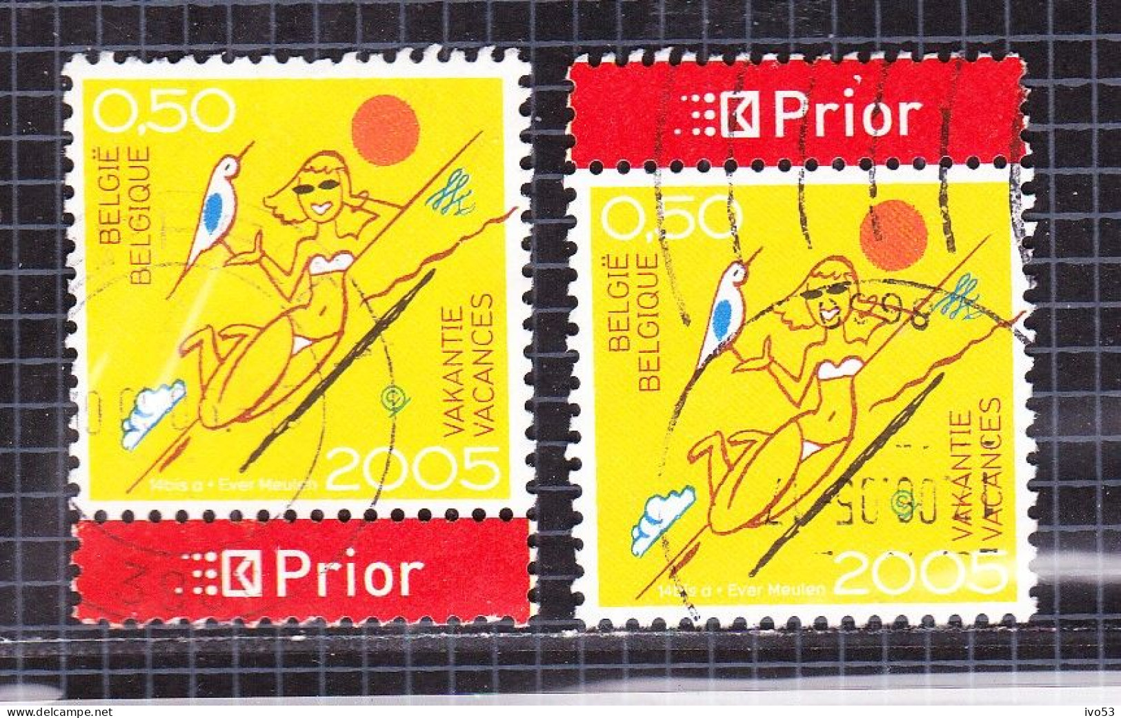 2005 Nr 3399 Gestempeld.Zomerzegel:vakantie. - Used Stamps