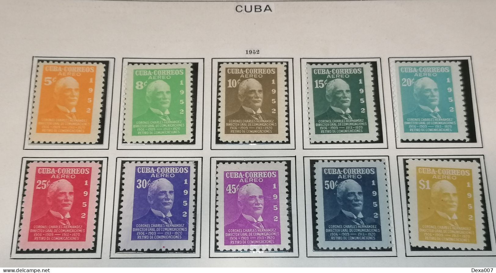 Cuba 1952 Complete Set MNH - Ungebraucht