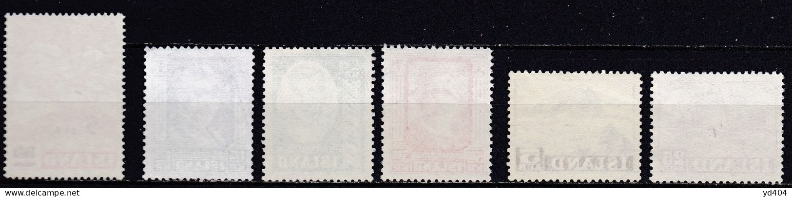 IS059C – ISLANDE – ICELAND – 1954 – FULL YEAR SET – MI # 292/7 USED - Usati