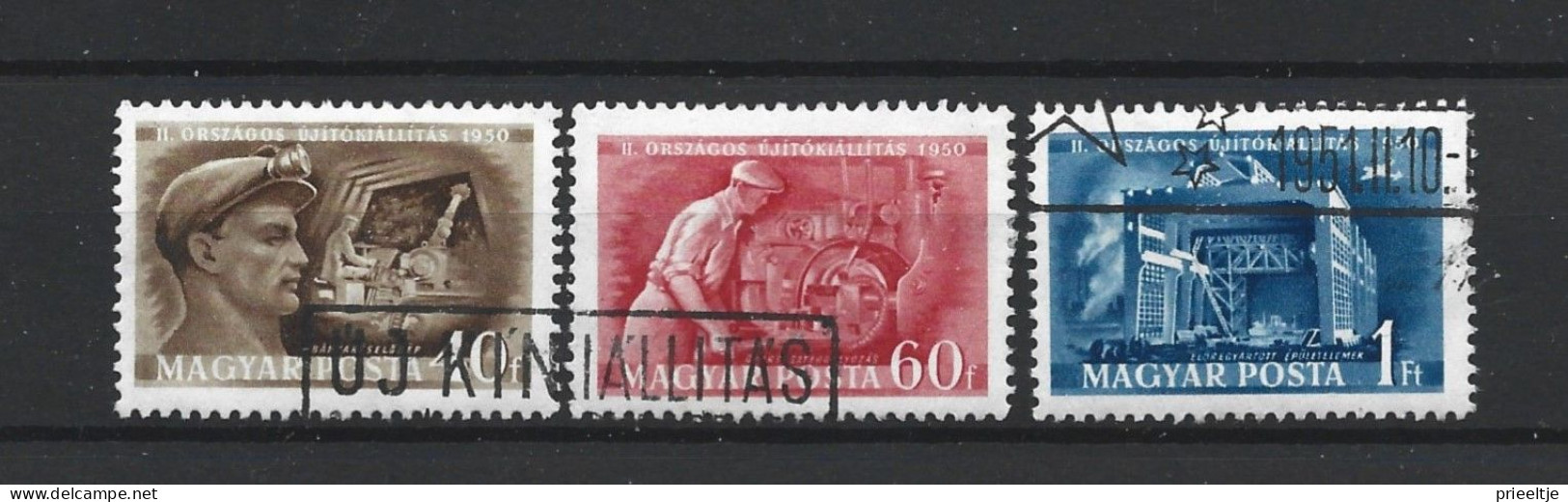 Hungary 1950 2nd Inventors Expo Y.T. 968/970 (0) - Used Stamps