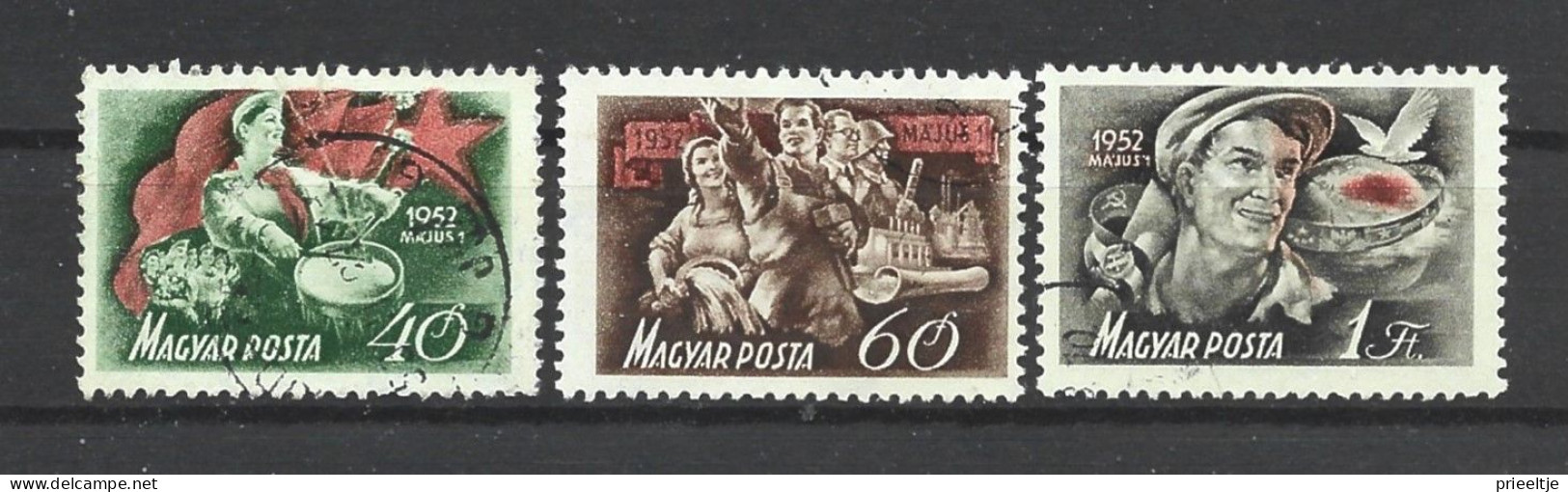 Hungary 1952 May 1st Y.T. 1043/1045  (0) - Usati