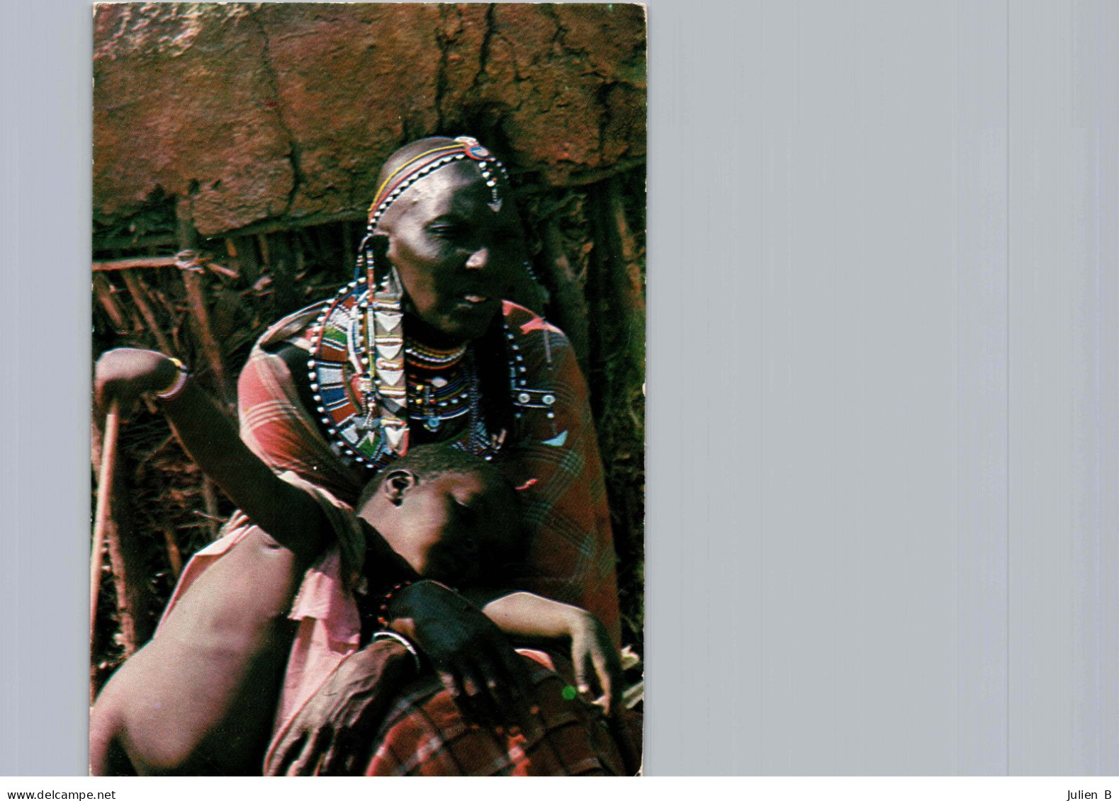 Kenya, Femme Masai Avec Enfant - Kenia