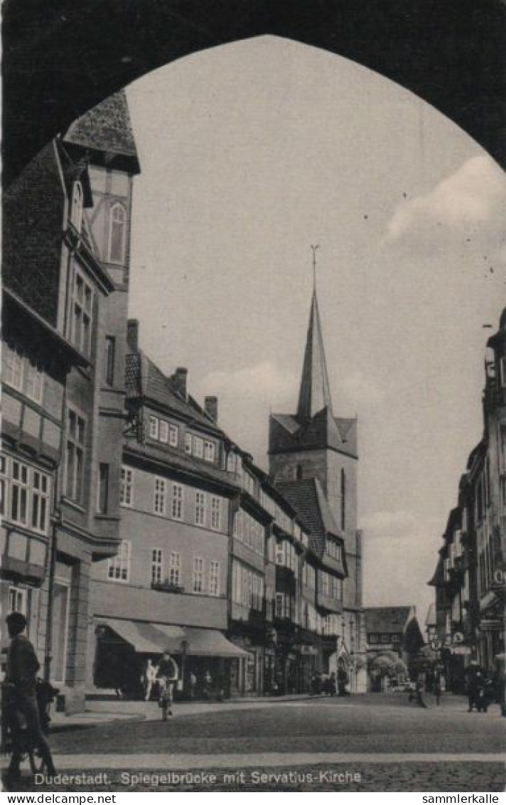 68274 - Duderstadt - Spiegelbrücke Mit Servatius-Kirche - 1963 - Duderstadt