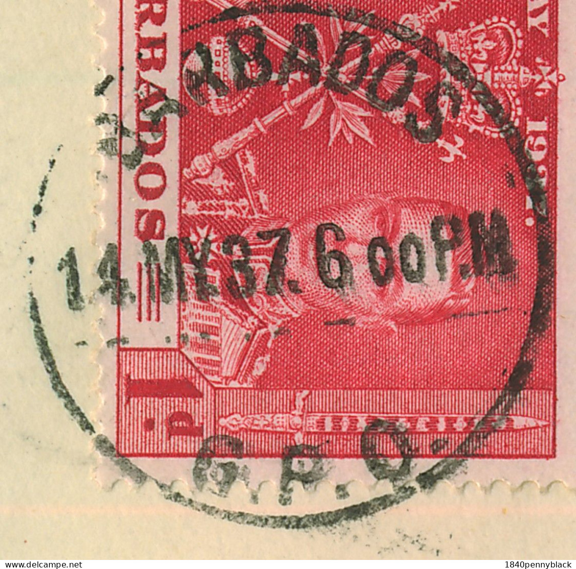 BARBADOS KGVI 1937 Coronation SG  245-7 Registered  First Day Cover To Oxford - Barbades (...-1966)