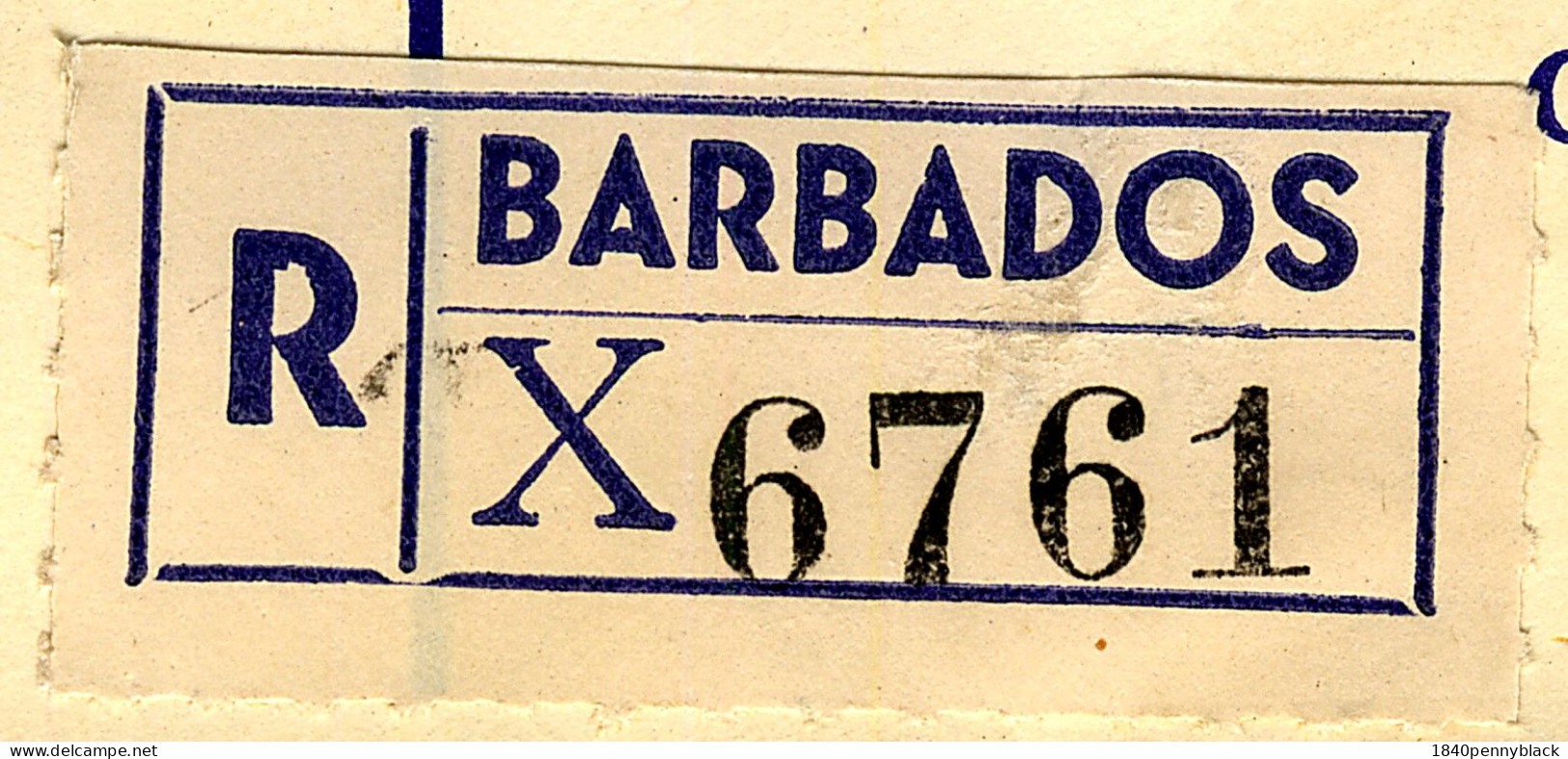 BARBADOS KGVI 1937 Coronation SG  245-7 Registered  First Day Cover To Oxford - Barbados (...-1966)