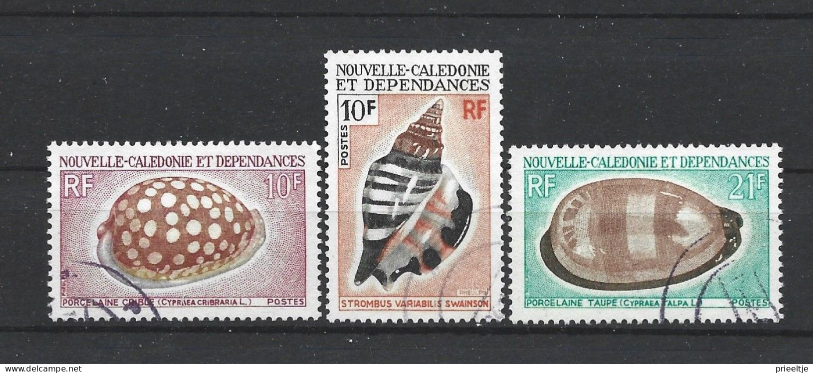 N. Caledonia 1970 Shells Y.T. 369/371 (0) - Oblitérés